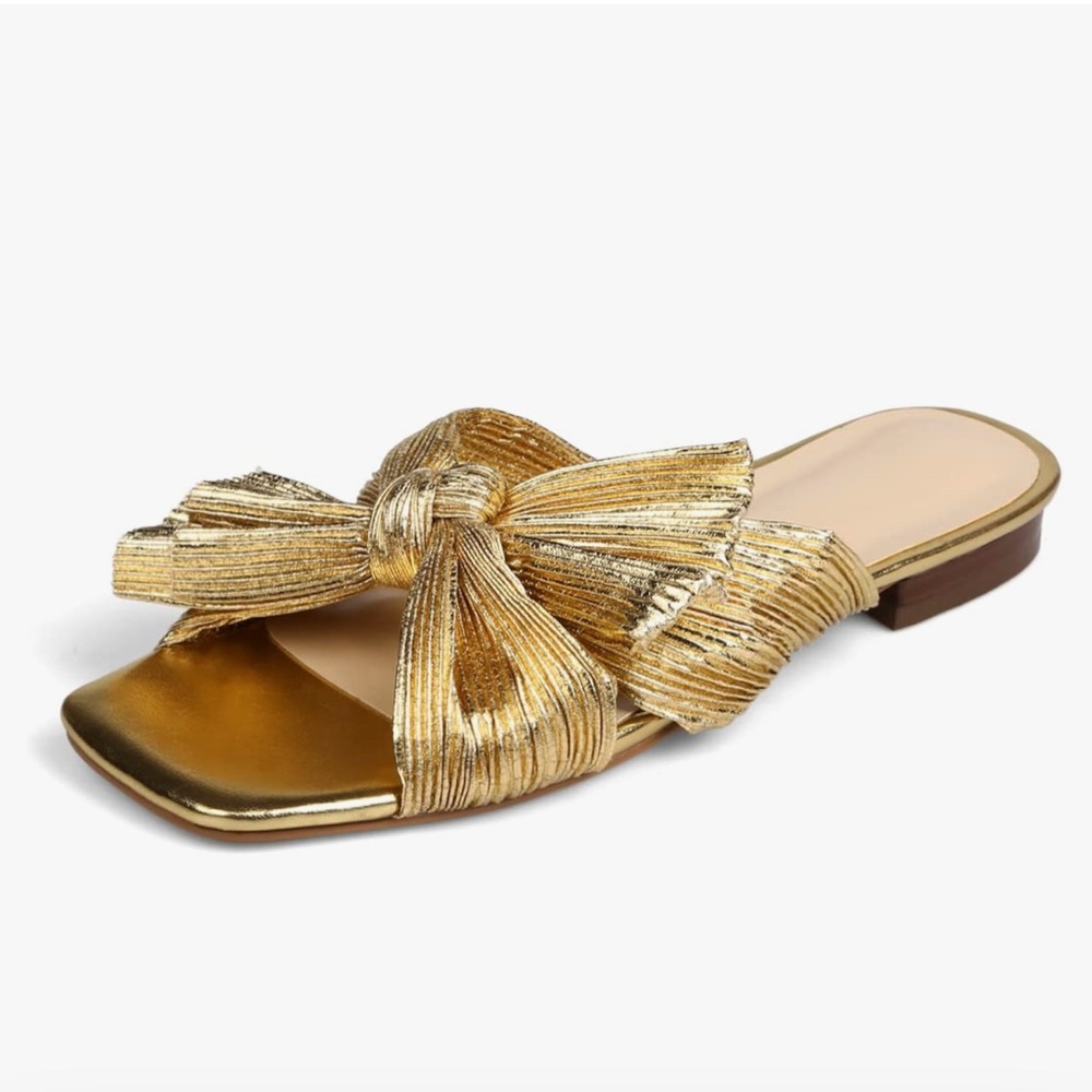 Elegant Gold Women's Sandals
